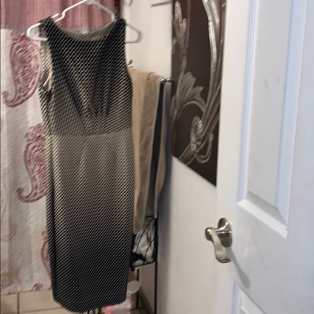 Black and Tan maxi dress